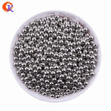 1000Pcs/Lot Rhodium Smooth Round Plastic Spacers Beads CCB Beads Jewelry Making