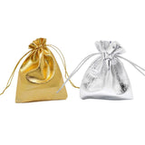 50pcs Adjustable Fabric Bag Drawstring Jewelry Storage Pouches