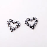 50pcs Porous Geometric Acetic Acid Charms DIY Jewelry Earrings Pendants