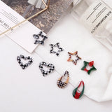 50pcs Porous Geometric Acetic Acid Charms DIY Jewelry Earrings Pendants