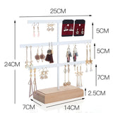 Earring Jewelry Organizer Hanging Holder Necklace Display Stand Box Holder