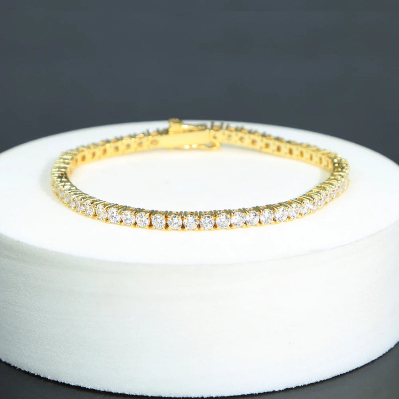 Elegant CZ Tennis Bracelet - Wedding Jewelry