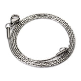 5PCS Stainless Steel Lobster Necklace Chains 0.9mm Link Jewelry