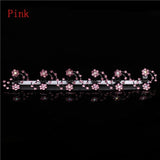 6Pcs Crystal Snowflake Hair Clips Girls Mini Hair Claw