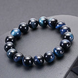 Royal Tiger eyes Beads Bracelet Men Charm Natural Stone Braslet