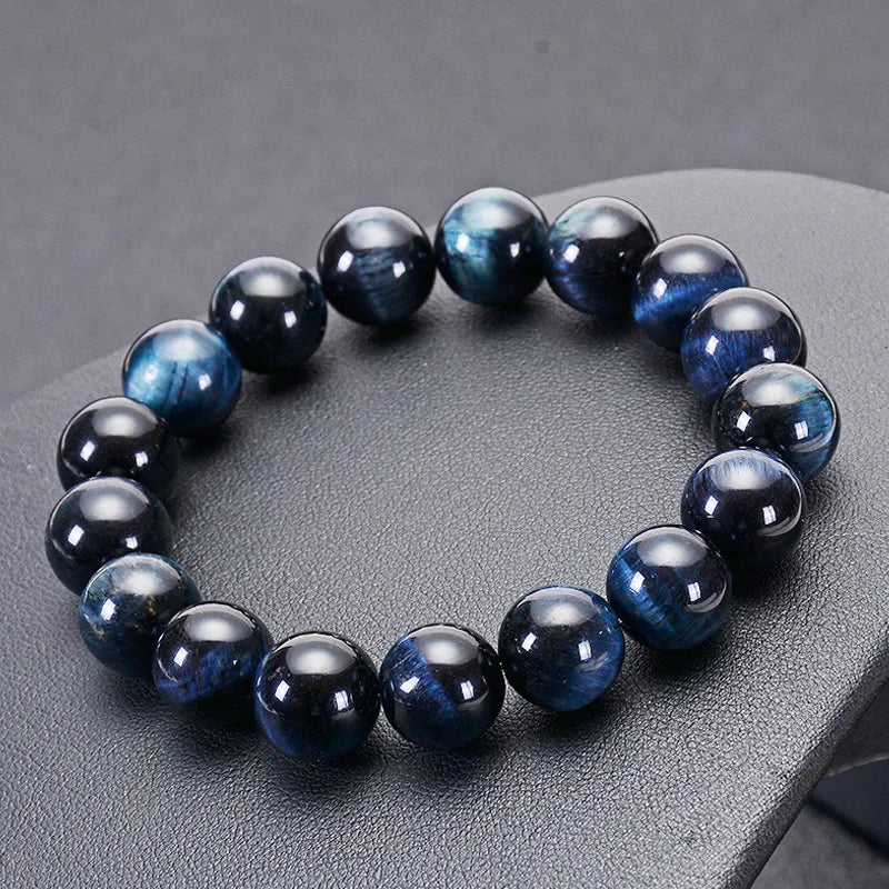 Royal Tiger eyes Beads Bracelet Men Charm Natural Stone Braslet