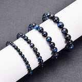 Royal Tiger eyes Beads Bracelet Men Charm Natural Stone Braslet