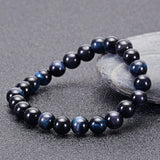 Royal Tiger eyes Beads Bracelet Men Charm Natural Stone Braslet