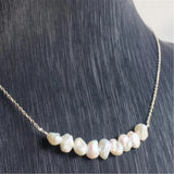Baroque Pearl Necklace 18 inches Classic Gift Jewelry Women