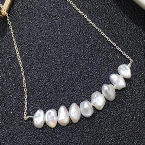 Baroque Pearl Necklace 18 inches Classic Gift Jewelry Women