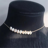 Baroque Pearl Necklace 18 inches Classic Gift Jewelry Women