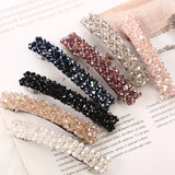7 Colors Crystal Hair Clips Geometric Barrettes Hairpins Hairgrips