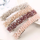 7 Colors Crystal Hair Clips Geometric Barrettes Hairpins Hairgrips