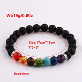Matte Stone Reiki Beads 7 Chakra Bracelets