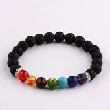 Matte Stone Reiki Beads 7 Chakra Bracelets