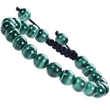 8mm Agate Crystal Turquoise Stone Bead Bracelet