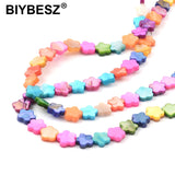 8mm Flower Heart Shell Beads DIY Natural Stone Jewelry Making Accessory