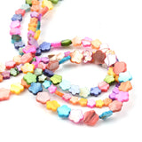 8mm Flower Heart Shell Beads DIY Natural Stone Jewelry Making Accessory
