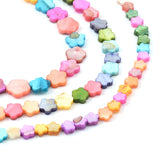 8mm Flower Heart Shell Beads DIY Natural Stone Jewelry Making Accessory