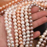 8mm Freshwater Pearl Semi-Finished DIY Jewelry Accessory