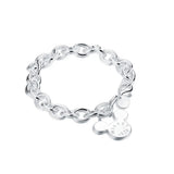 925 Silver Mickey Charm Bracelet Jewelry For Women