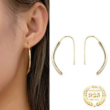 18K Plated Big Hoop Earrings for Women