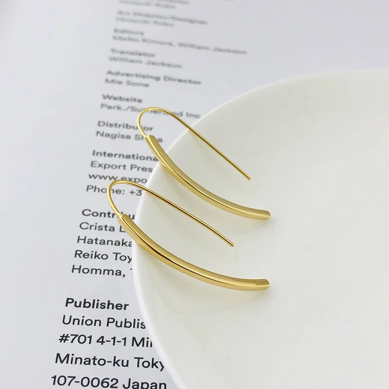 18K Plated Big Hoop Earrings for Women