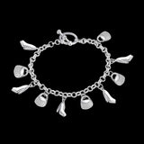925 Silver High Heels Bag Chain Bracelet For Women