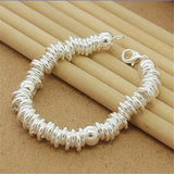 925 Silver Bell Bracelet for Women Party Jewelry Gift