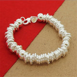 925 Silver Bell Bracelet for Women Party Jewelry Gift