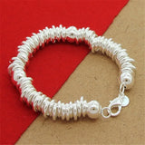 925 Silver Bell Bracelet for Women Party Jewelry Gift