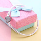 925 Silver Snake Bone Bracelet for Charm Beads DIY