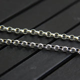 925 Sterling Silver O Shape chain 45-80cm Clavicle Chain DIY Jewelry Necklace