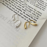 925 Silver U Shape Earrings for Women