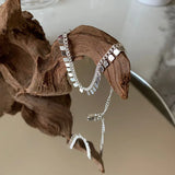 925 Silver Geometric Shape Bracelet Charm Party Gift For Women