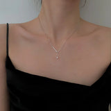 925 Silver Geometric Strip Choker Necklace for Women