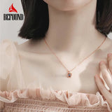 925 Silver Zircon Planet Necklace for Women - Birthday Jewelry