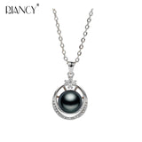 925 Silver Pearl Pendant Necklace Women