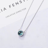 925 Silver Crystal Bear Pendant Necklace Wedding Jewelry