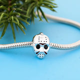 925 Silver Skull Alien Beads Charms for DIY Jewelry Making