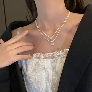 925 Silver Green Diamond Necklace High Jewelry