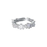 925 Silver Zircon Women's Engagement Ring