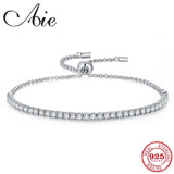 925 Silver Charm Bracelet with Zircon Sparkle
