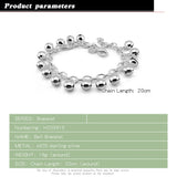 925 Silver Bell Bracelet for Women, Birthday Banquet Gift
