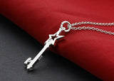 925 Silver Star Pendant Women Necklace
