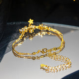 18k Diamond Women's Bracelet Wedding Engagement Jewelry