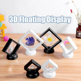 ABS Plastic Case Square 3D Photo Album Floating Mirror Frame