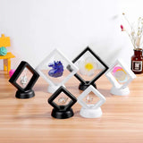 ABS Plastic Case Square 3D Photo Album Floating Mirror Frame