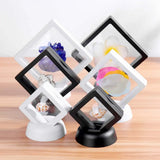 ABS Plastic Case Square 3D Photo Album Floating Mirror Frame
