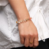 Aventurine Stone Abacus Beads Bracelet for Women